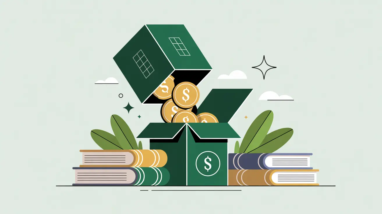 Open donation box pouring into program tools symbolizing unrestricted contributions