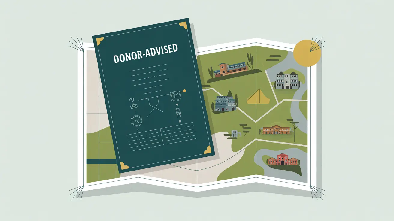 Strategic plan document on map of school development projects