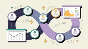 Illustration of stewardship with donor recognition plaques impact infographic and progress tracker