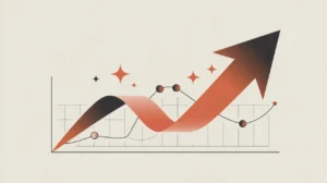 Conceptual illustration of growth trajectory and scaling impact