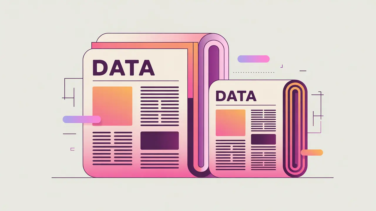 Two groups with uneven access to data blocks symbolizing information asymmetry