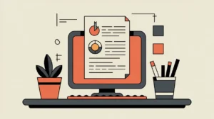 Abstract illustration of organizational monitoring and performance tracking