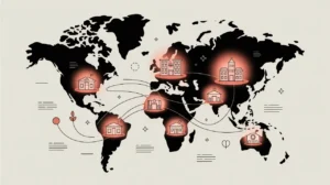 Illustration representing localization and community leadership in development